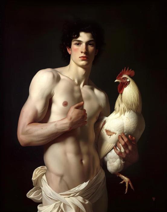 MAN HOLDING HIS COCK